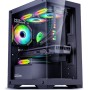 Armaggeddon Aquaron Micro ATX Gaming Case Black