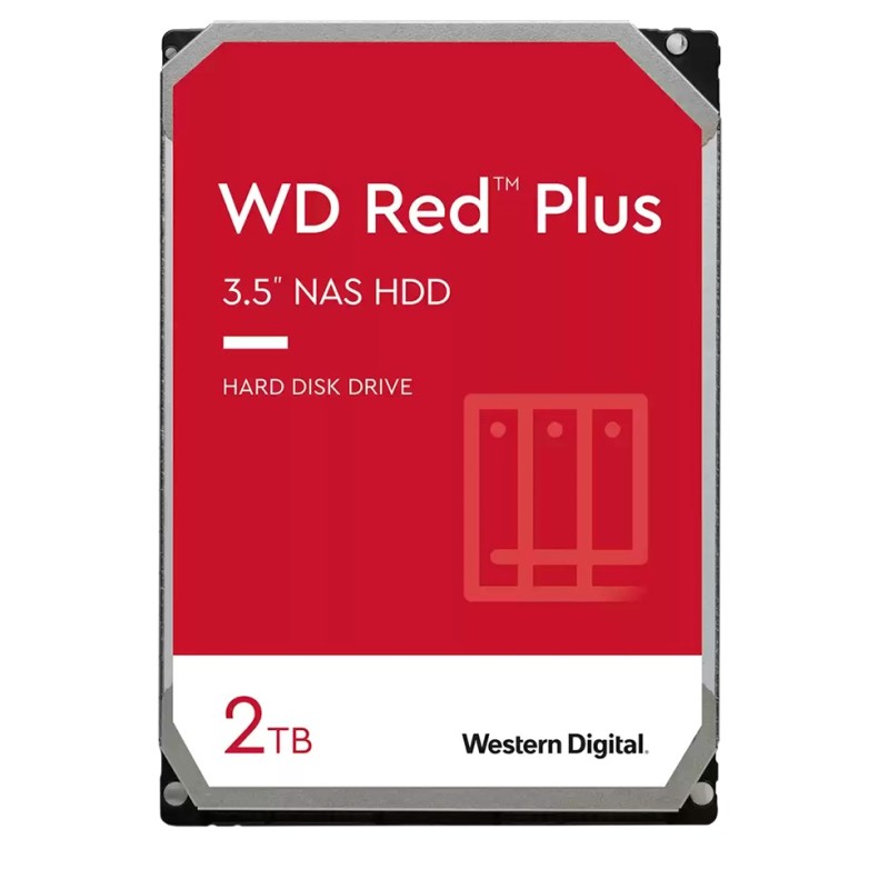 Western Digital HDD 3.5'' RED PLUS NAS 2TB WD20EFPX