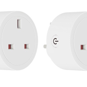 WOOX R6147 Wi-Fi Smart Plug With Power Metering 13A UK (2pack)