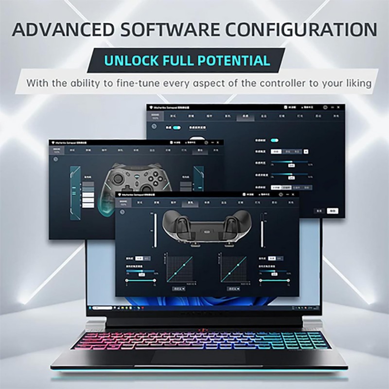 Machenike PC Gamepad Wireless/BT G5Pro White