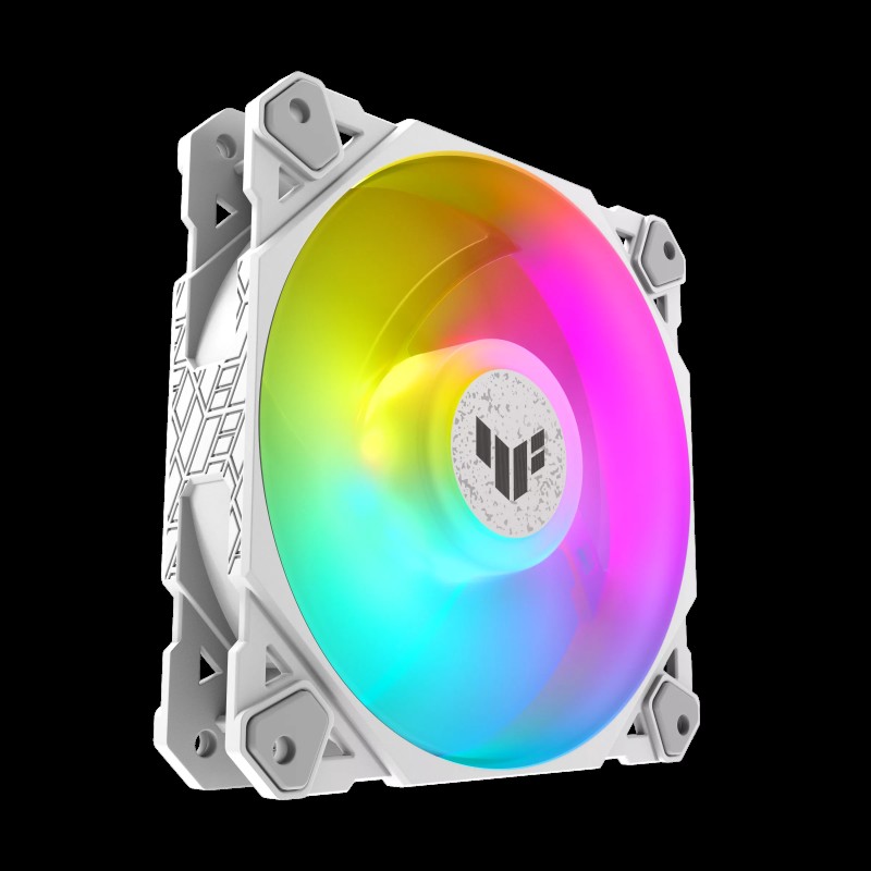 ASUS Gaming Fan ARGB Triple Kit with Controller TF120 White