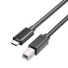 Unitek USB-C 2.0 to USB-B Printer Cable 1.0m