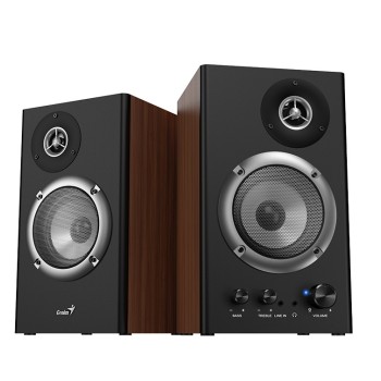Genius SP-HF1200B 2.0 PC Speakers 36W RMS Wood