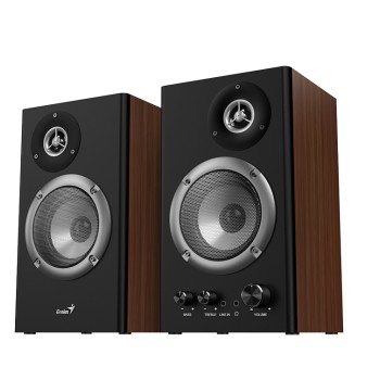Genius SP-HF1200B 2.0 PC Speakers 36W RMS Wood