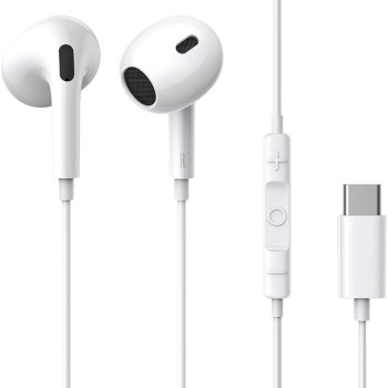 Baseus  Earphones Wired Type C Encok CZ17 White