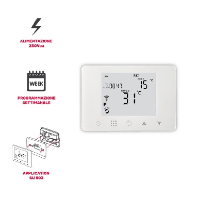 GBC HeyTermo Smart WiFi Thermostat with Display