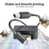 Unitek USB-C 2.0 to USB-B Printer Cable 2.0m