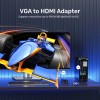 Unitek Converter VGA to HDMI Adapter w/Audio & Power Port