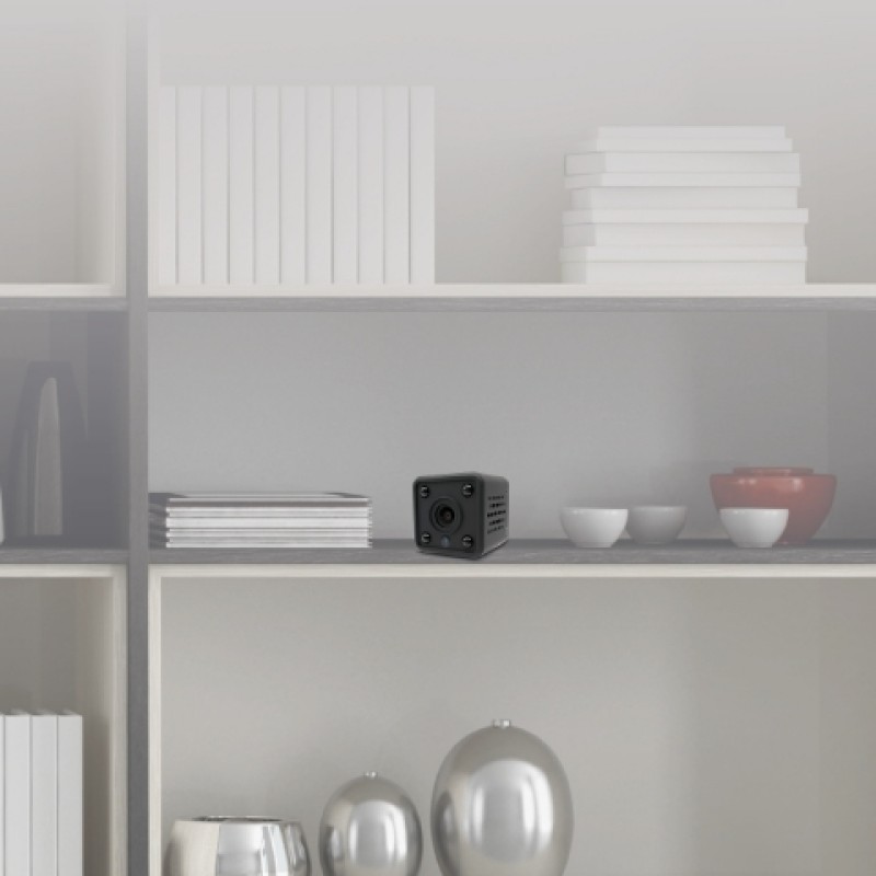 GBC HeyCam Mini Tiny WiFi Spy Camera with Built-in Battery & Invisible IR