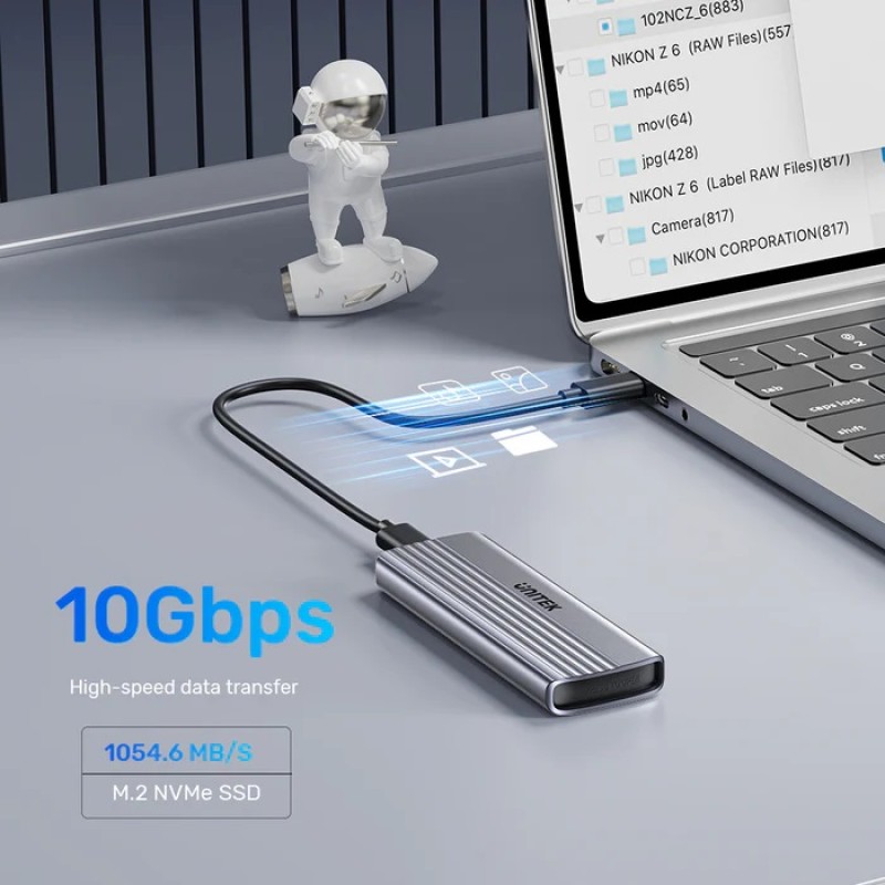 Unitek USB-C NVME/PCIe Enclosure 10Gbps S1241B