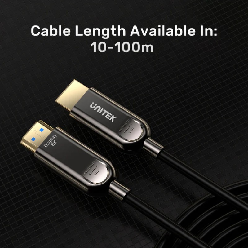 Unitek Fiber Optic HDMI 2.1 Cable 8K60Hz 30.0m C11085GY-30M
