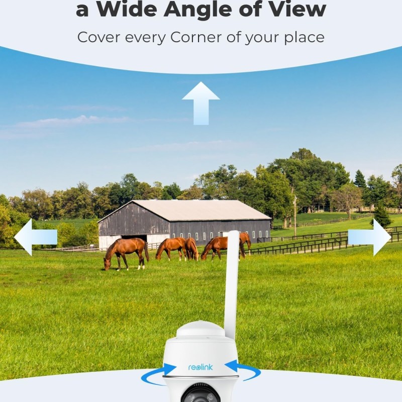 Reolink BP4G Outdoor Battery Camera 5MP PTZ GO PT Plus