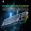 Thunderobot KG3089R White Mechanical Gaming Keyboard 89 Red Switch Keys