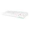 Thunderobot KG3089R White Mechanical Gaming Keyboard 89 Red Switch Keys