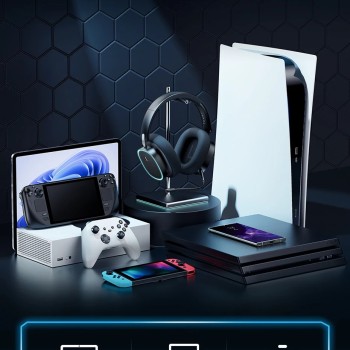 Baseus Wireless Headphones For PS5/PC/Switch Gaming AeQur GH02 Black