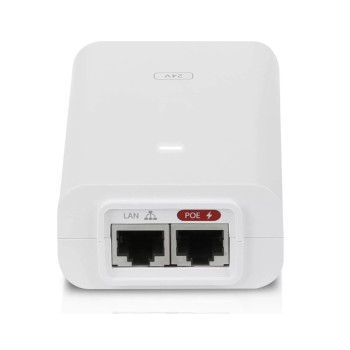Ubiquiti Gigabit PoE Adapter/Injector 24V 24W POE-24-24W-G-WH