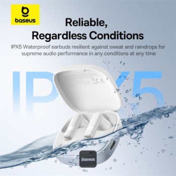 Baseus Headphones In Ear TWS Bowie E20 White