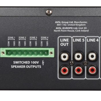 Adastra PA 100V Amplifier RM480D 480W FM/DAB/USB/BT/4Z 953.227UK