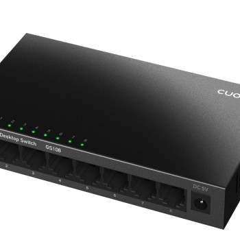 Cudy Switch Gigabit Ethernet 8-Ports Desktop Metal GS108