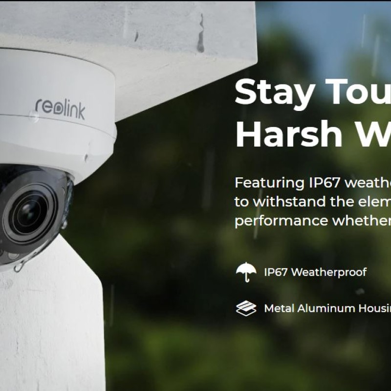 Reolink WIFI Outdoor Camera Dome 8MP 5x Optical Zoom RLC-843WA (W437)