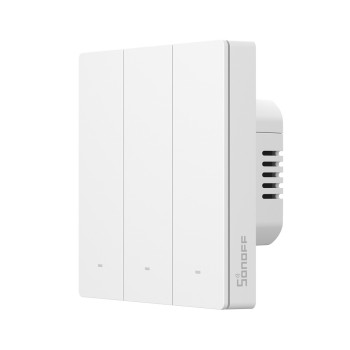 Sonoff M5 Matter WiFi Smart Wall Mechanical Switch 3-Button White