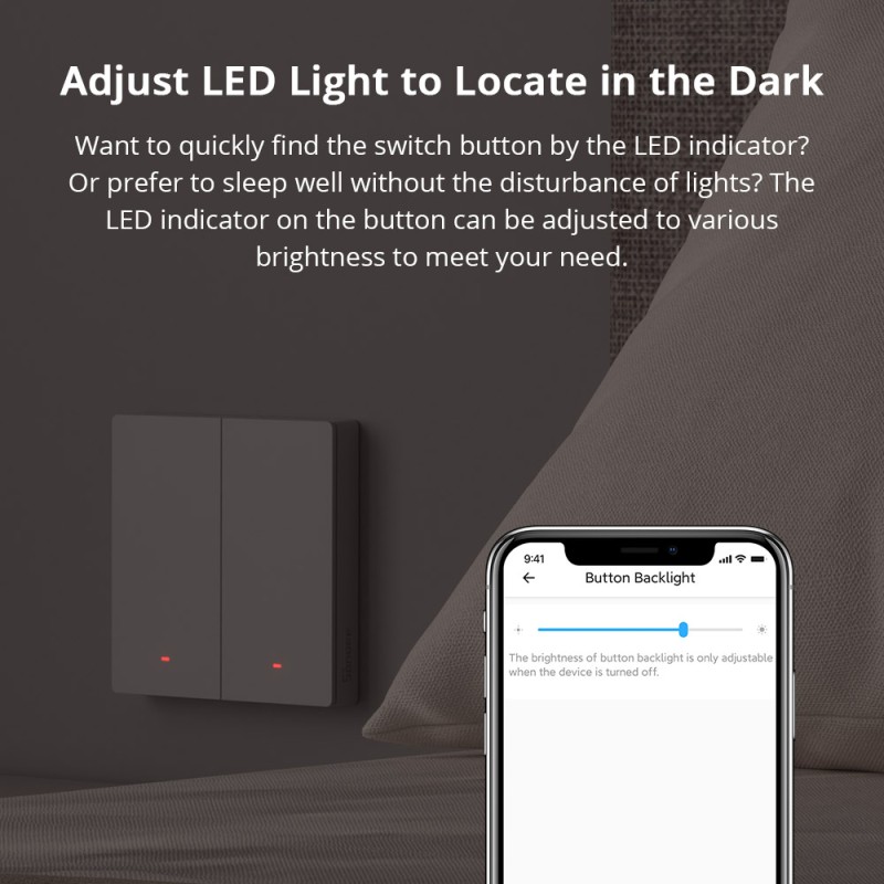 Sonoff M5 Matter WiFi Smart Wall Mechanical Switch 3-Button White