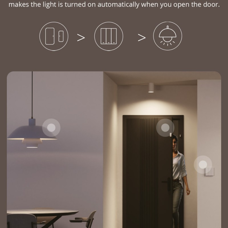 Sonoff M5 Matter WiFi Smart Wall Mechanical Switch 1-Button White