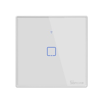 Sonoff T2EU1C-TX WiFi Smart Wall Touch Switch 1-Button White