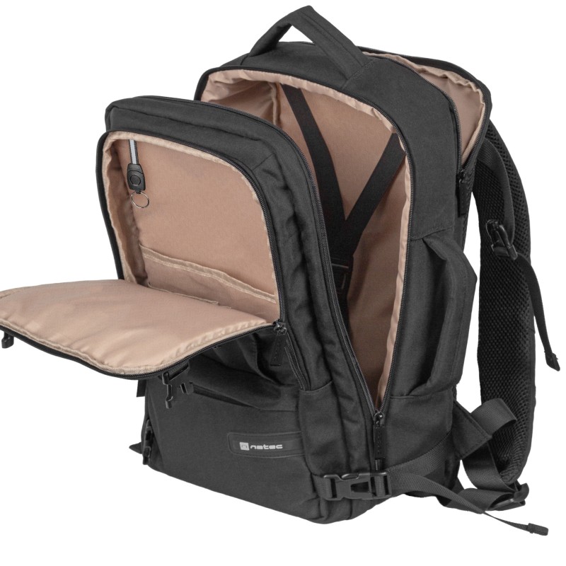 Natec Laptop Backpack 15.6'' 19L Black CAMEL LITE
