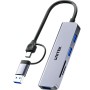 Unitek USB-C Hub 3xUSBA SD/Micro SD Card Reader H1320A