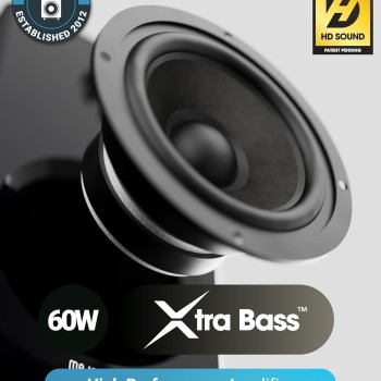 Majority D40 Active Speakers 60W 2.0 USB/SD (pair) - UK Plug