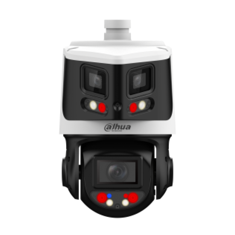 Dahua IP 8.0MP + 4MP PTZ 10x Optical Zoom Panoramic TIOC  Auto Tracking 70m IR True WDR IVS AI Features (SMD4.0,Perimeter Protection, Smart Search) SDT3E410-8P-MB-A-PV1