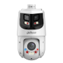 Dahua IP 8.0MP + 4MP PTZ 25x Optical Zoom Panoramic Auto Tracking TIOC IVS AI Features (SMD 4.0,Perimeter Protection, Smart Search)  SDT4E425-8P-GB-APV1