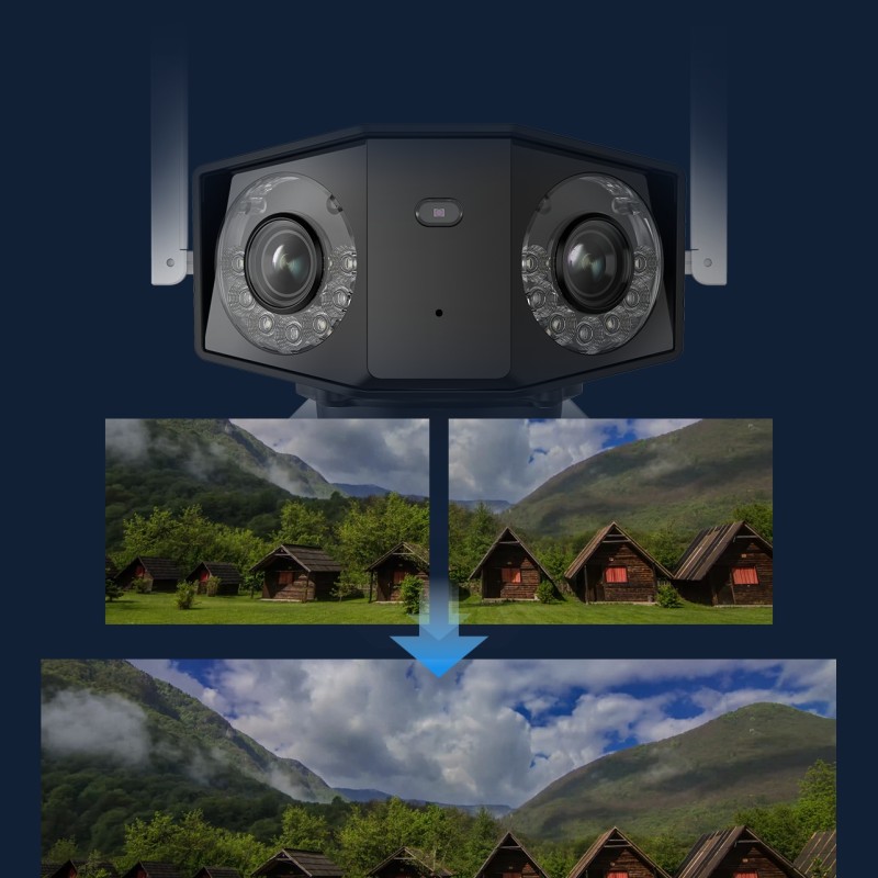 Reolink G750 (DUO2) Outdoor 4G Battery Camera 6MP Dual Lens with LTE