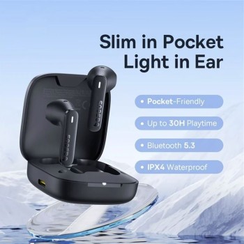 Baseus Headphones In Ear TWS Plastic Bowie E16 Black