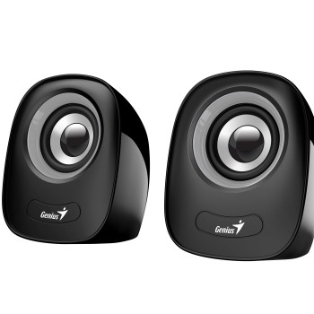 Genius PC Speakers 2.0 6W 3.5mm USB Powered Grey SP-Q160