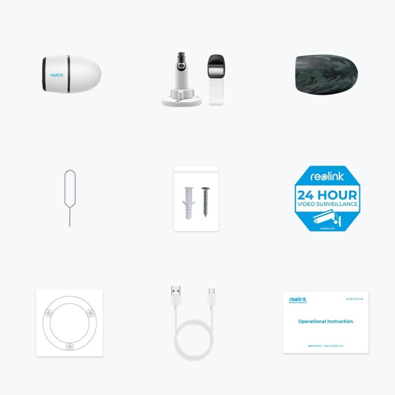 Reolink BP4G Outdoor Battery Camera 4MP GO PLUS (G330)