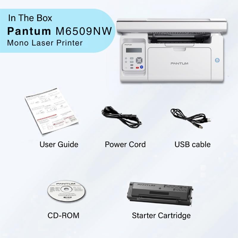 Pantum M6509NW Laser MultiFunction Printer WiFi/Lan 22ppm