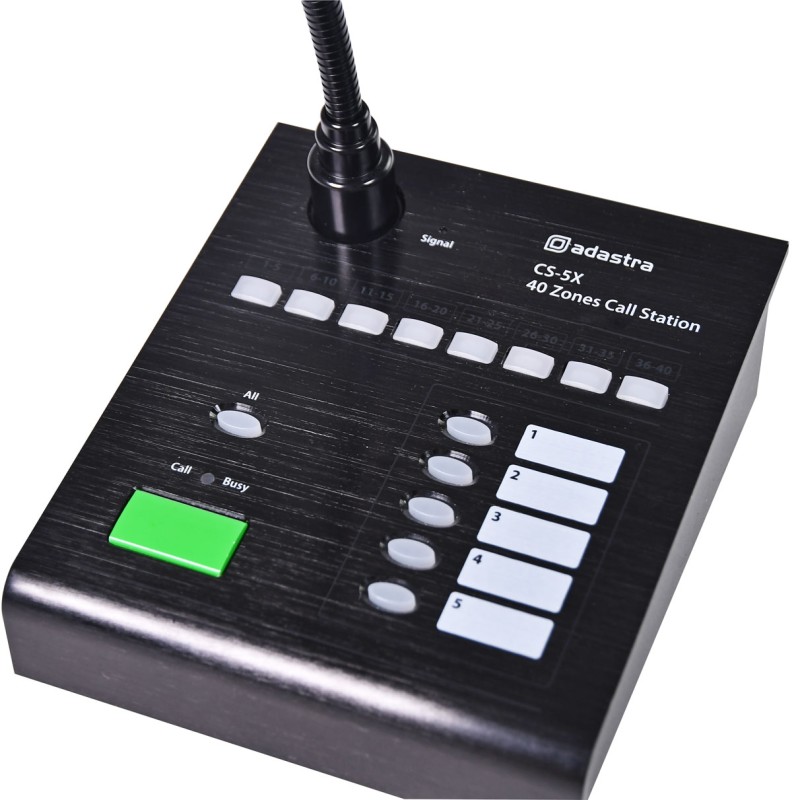 Adastra AS Audio Matrix CS-5X Call Station for RX45 953.047UK