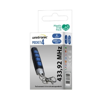 Unitronic RF Remote POCKET4 Universal Self-learning 4 channels