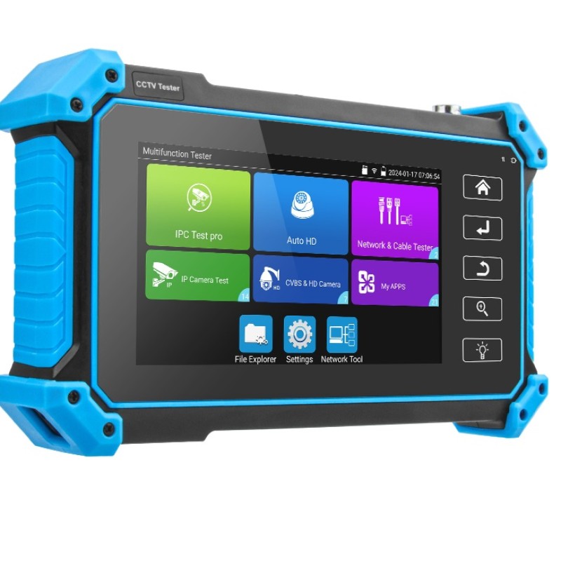 Noyafa CCTV & Network Tester with 5.4'' IPS Touchscreen, 4K Video Support, PoE Output & Cable Testing NF-IPC715