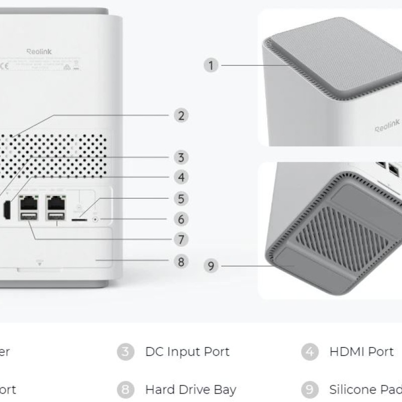 Reolink HUB Home Hub Pro Supports 24 Cameras