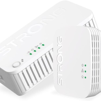 Strong Powerline Kit A1000 Mini 1000Mbps WI-Fi 1200Mbps UK POWERWF1000DUOMINIUK