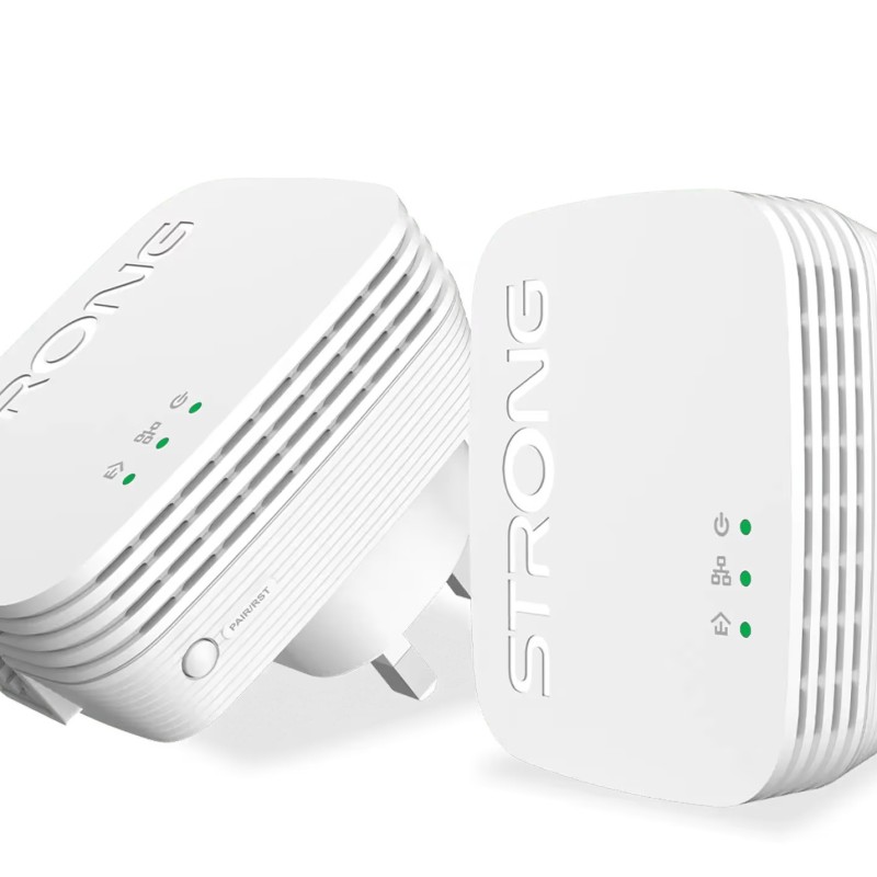 Strong Powerline Kit AV1000 Mini 1000Mbps UK POWERL1000DUOMINIUK