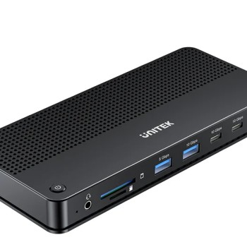 Unitek D1104A USB-C 13in1 8K Triple Display Docking Station USB3.2 & 2.5G Lan
