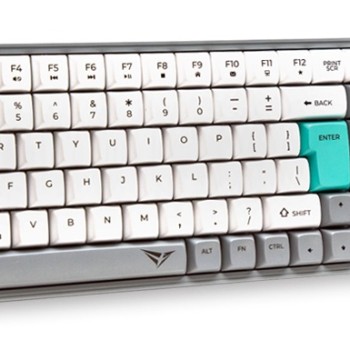 Alcatroz Keyboard & Mouse 2.4G+BT Combo 84K Tetriz Air 300C Winter White