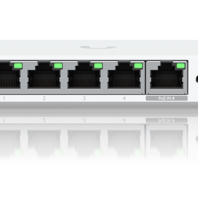 Ubiquiti UniFi Switch Flex Mini 2.5G 5-Ports with PoE In USW-FLEX-2.5G-5