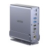 Unitek D1135A 15in1 USB-C Hub Supports Macbook M1 Triple 4K Displays PD100W Dual Card Readers
