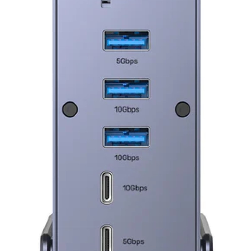 Unitek D1135A 15in1 USB-C Hub Supports Macbook M1 Triple 4K Displays PD100W Dual Card Readers