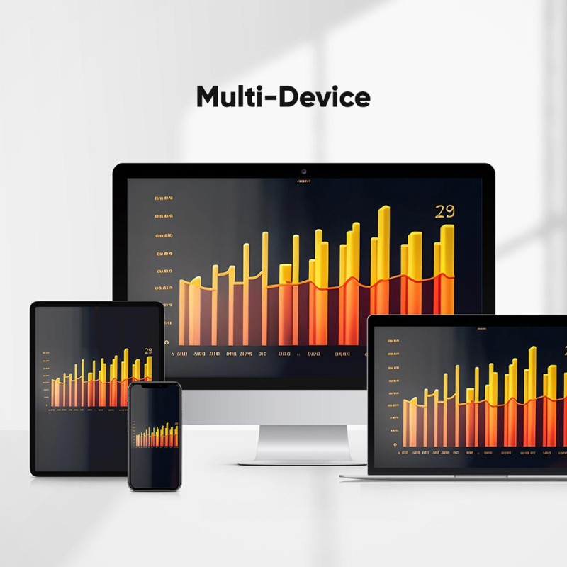 Alcatroz Jellybean AirDock 2 Wireless 2.4G+BT Keyboard Autumn Black